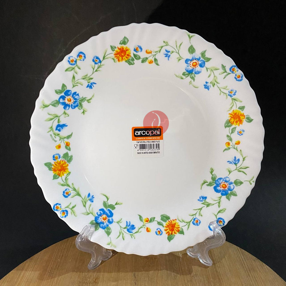 Arcopal Cybelle Dinner Plate 25cm | Dishwasher Safe | Heat and Shock resistant