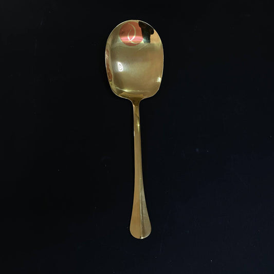 Serving Spoon Gold Plated | Thicken Stainless Steel | 25.5cm