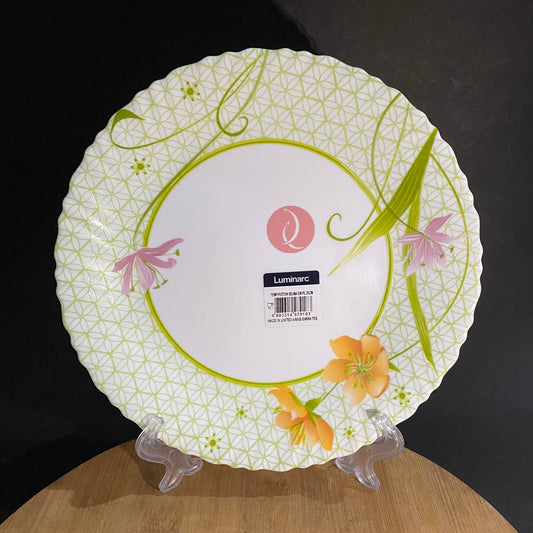 Luminarc Dinner Plate 25cm Feston Selma | Dishwasher Safe | Fully Tempered