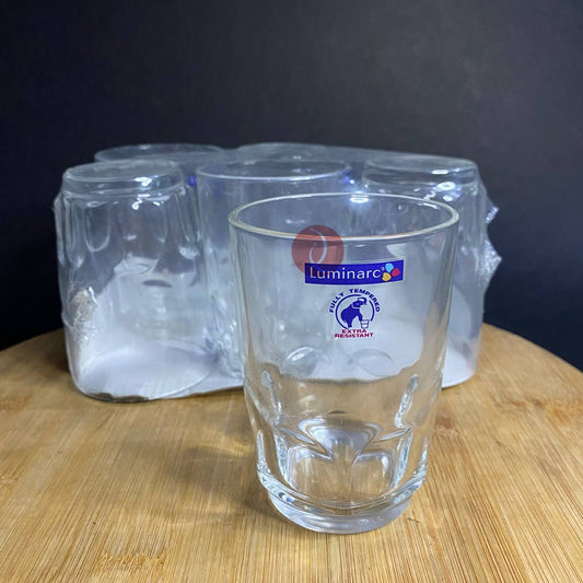 Luminarc ROC 6pcs 26cl Clear Glass Tumbler | Drinking Glass | Fully Tempered