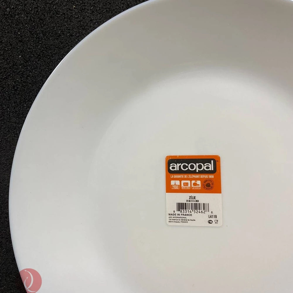 Arcopal Zelie 25cm Dinner plate | Dishwasher Safe | Heat and Shock Resistant