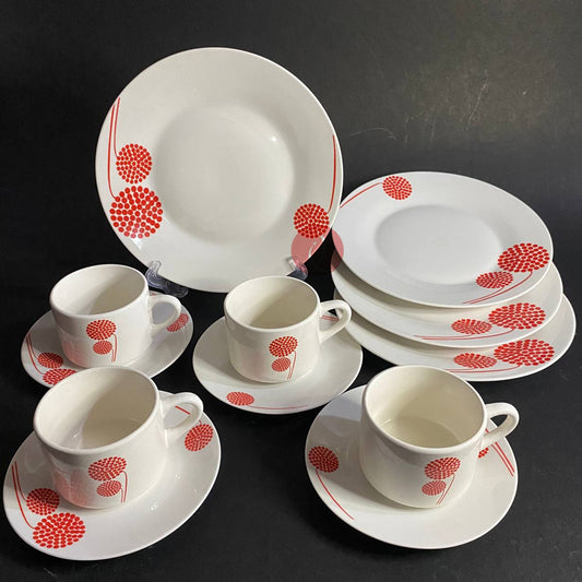 Porcelain Dinner Set Royal Dine Rachel 12pcs Set | Dinner Plate | Cup & Saucer