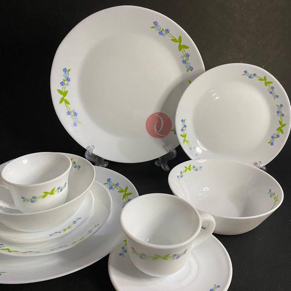 Opal Dinner Set Royal Dine Julia 10pcs Set | Dinner Plate | Dessert Plate | Cup & Saucer