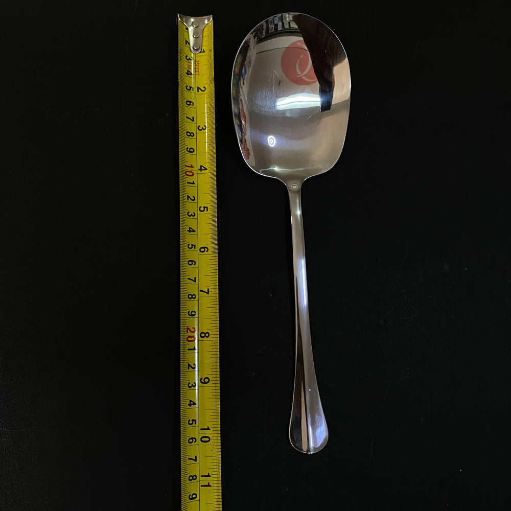 Serving Spoon Silver | Thicken Stainless Steel | 25.5cm