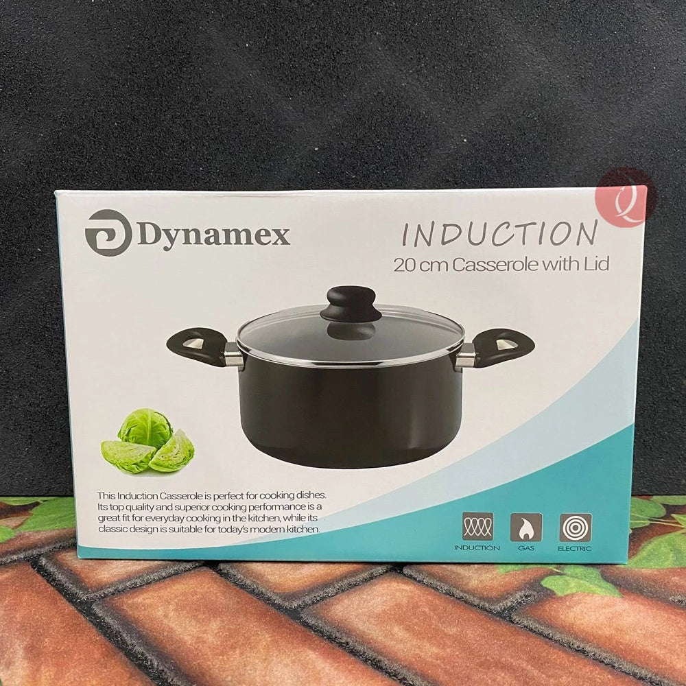 Dynamex 20cm Induction Casserole Non-stick Dutch Oven with Lid