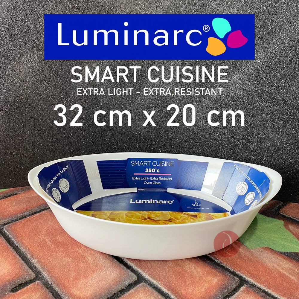 Luminarc Smart Cuisine Carine White 3pcs Baking Dish | Oven Safe