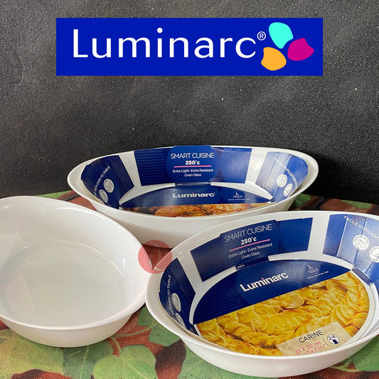 Luminarc Smart Cuisine Carine White 3pcs Baking Dish | Oven Safe