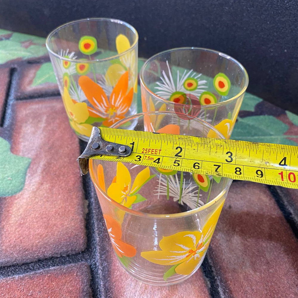 Luminarc Pop Flower Green 3pcs 10oz Glass | Drinking Glass