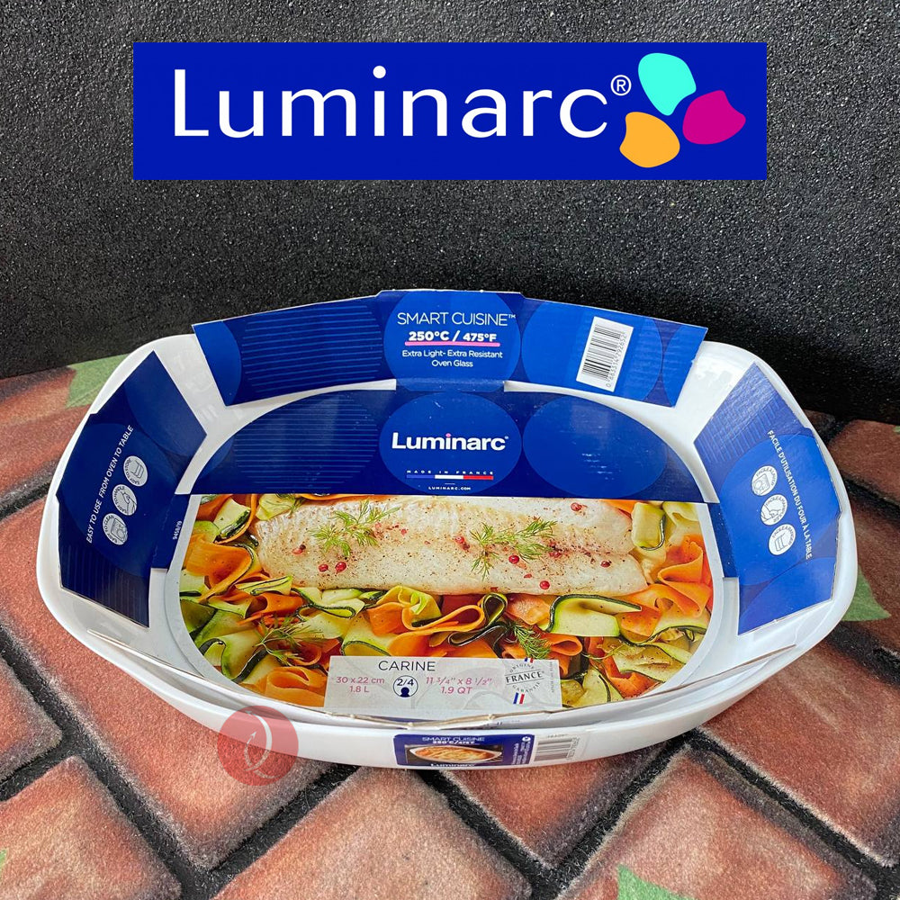 Luminarc Rectangular Baking Dish | Smart Cuisine | Oven Safe | Microwave Safe